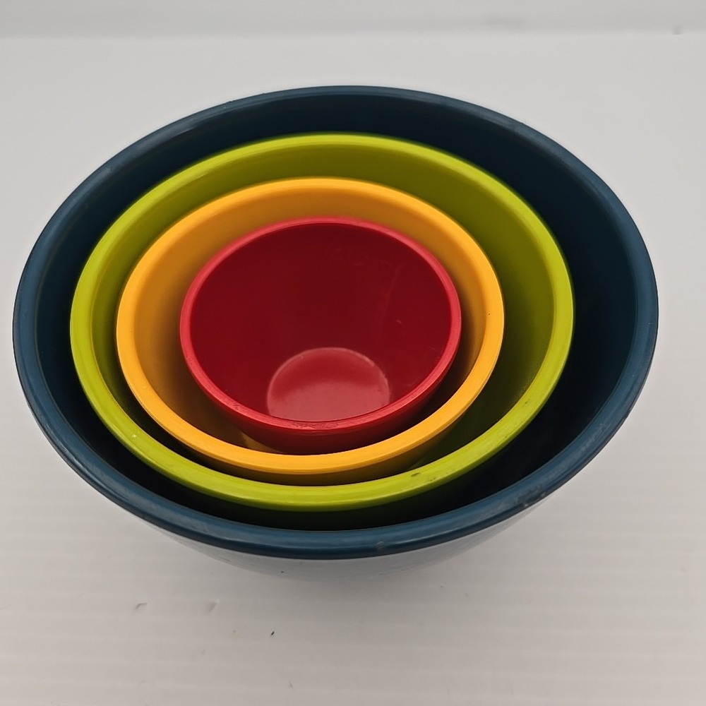 Rachael Ray Nesting/Stackable Measuring Cups Set, 4 Piece - Assorted Colors - Picture 2 of 2